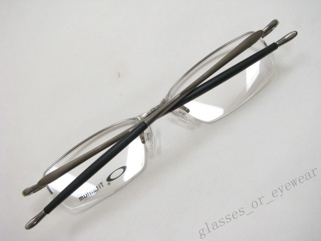 Eyeglass Frames-Oakley TRANSISTOR 22-149 Brushed Chrome 51mm Titanium Glasses