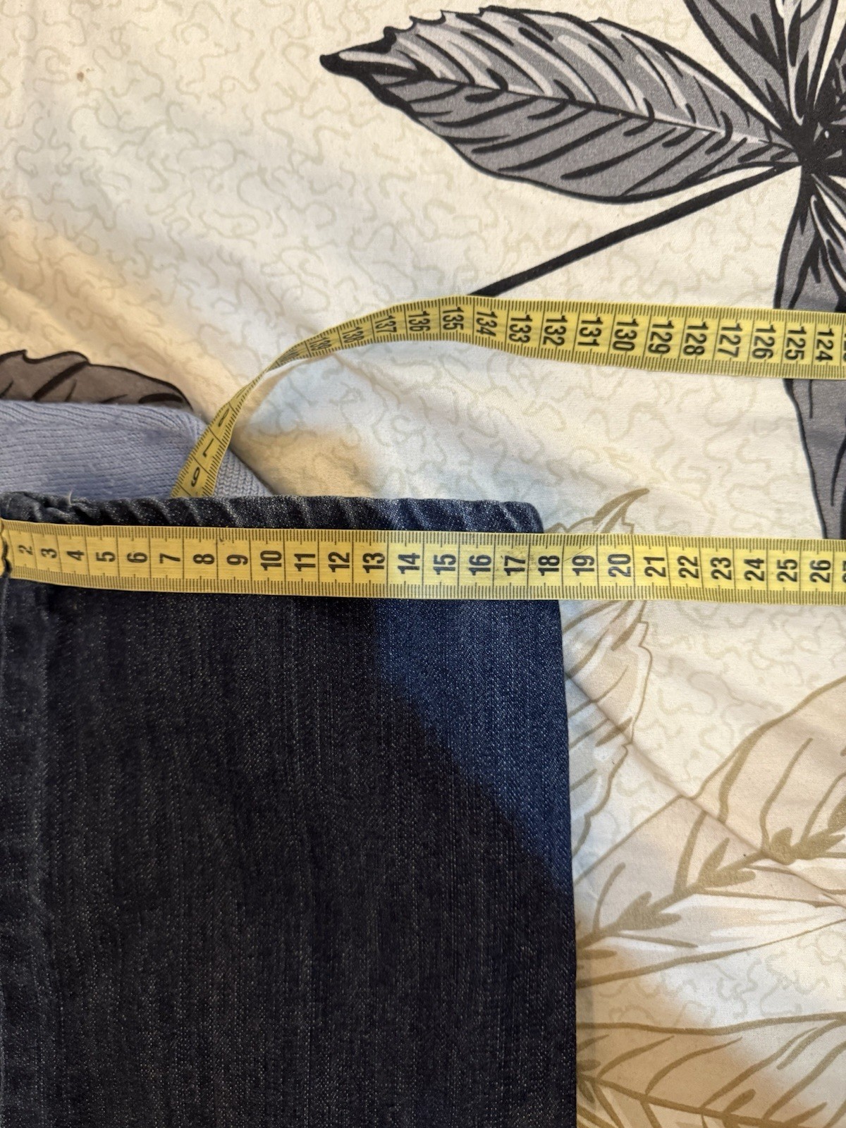 34×30 YSL Jeans Pants Big Logo Indigo Selvedge Yves Saint Laurent Y2K