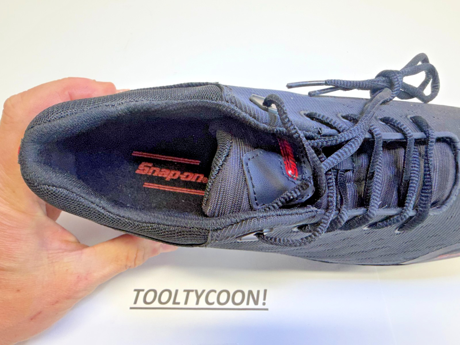 SNAP-ON Tools NEW Throttle Lace Up Shop Shoes BLACK US13 MENS