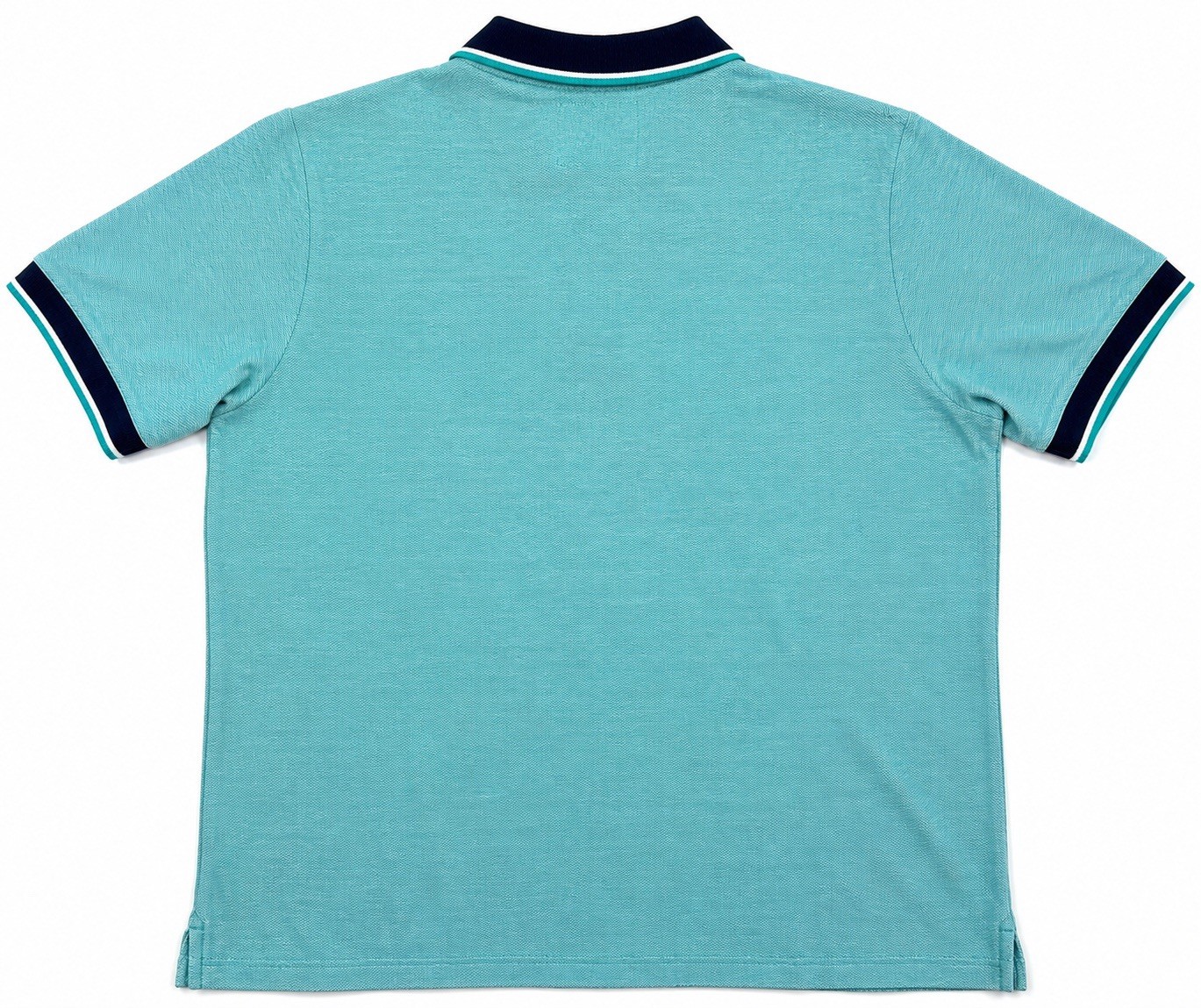 Aeropostale Men’s Turquoise Cotton Blend Short Sleeve Polo Style Golf Shirt (L)