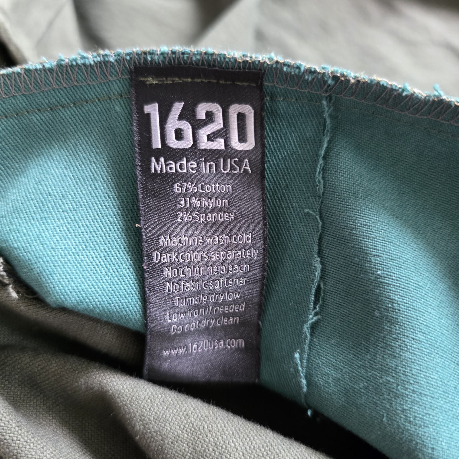 1620 Workwear CORDURA Snap Shirt SHACKET Jacket LARGE L Green Reinforced Elbow