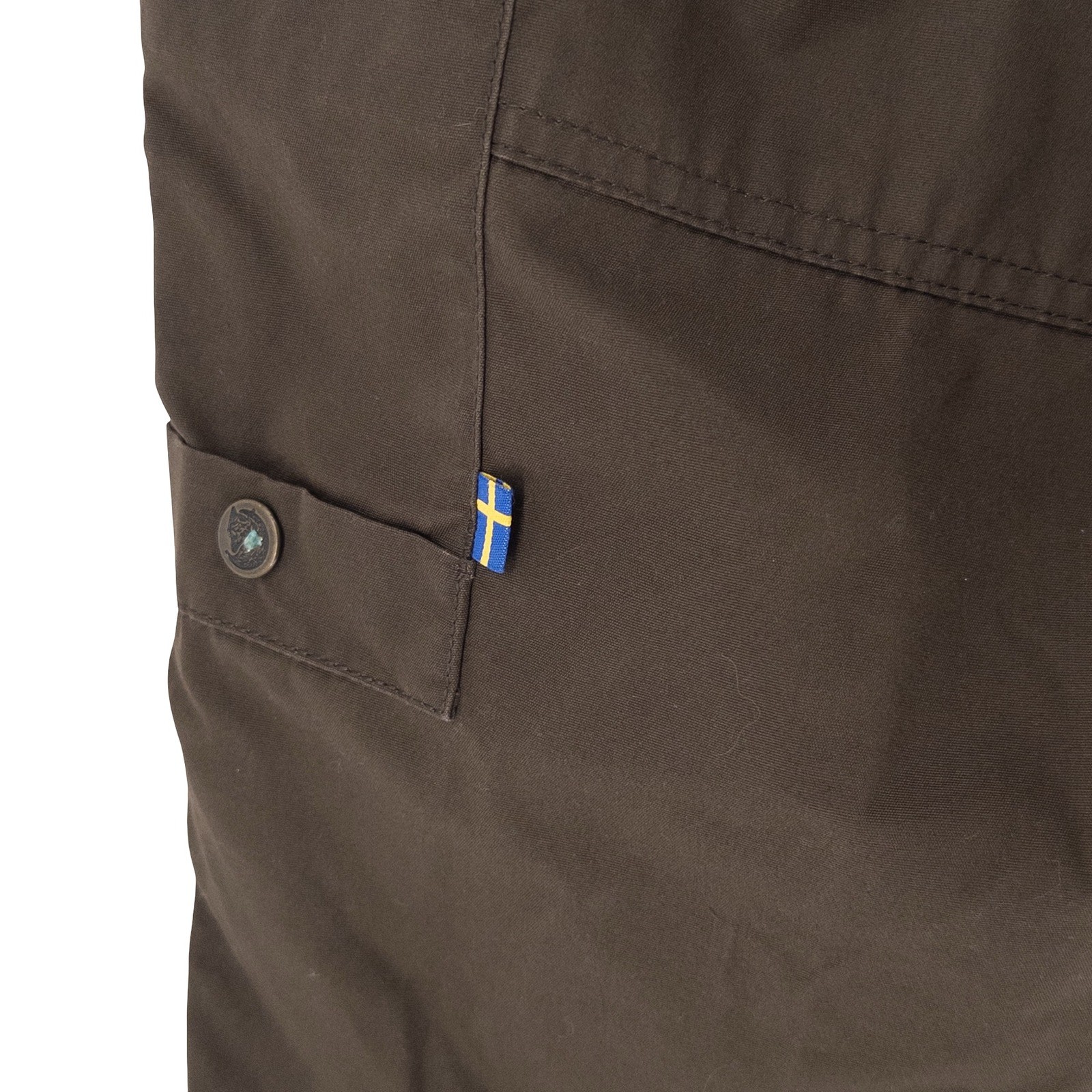 Fjallraven Mens US 38-39 Long Barents Pro Trousers Brown G-1000 Cargo Pants