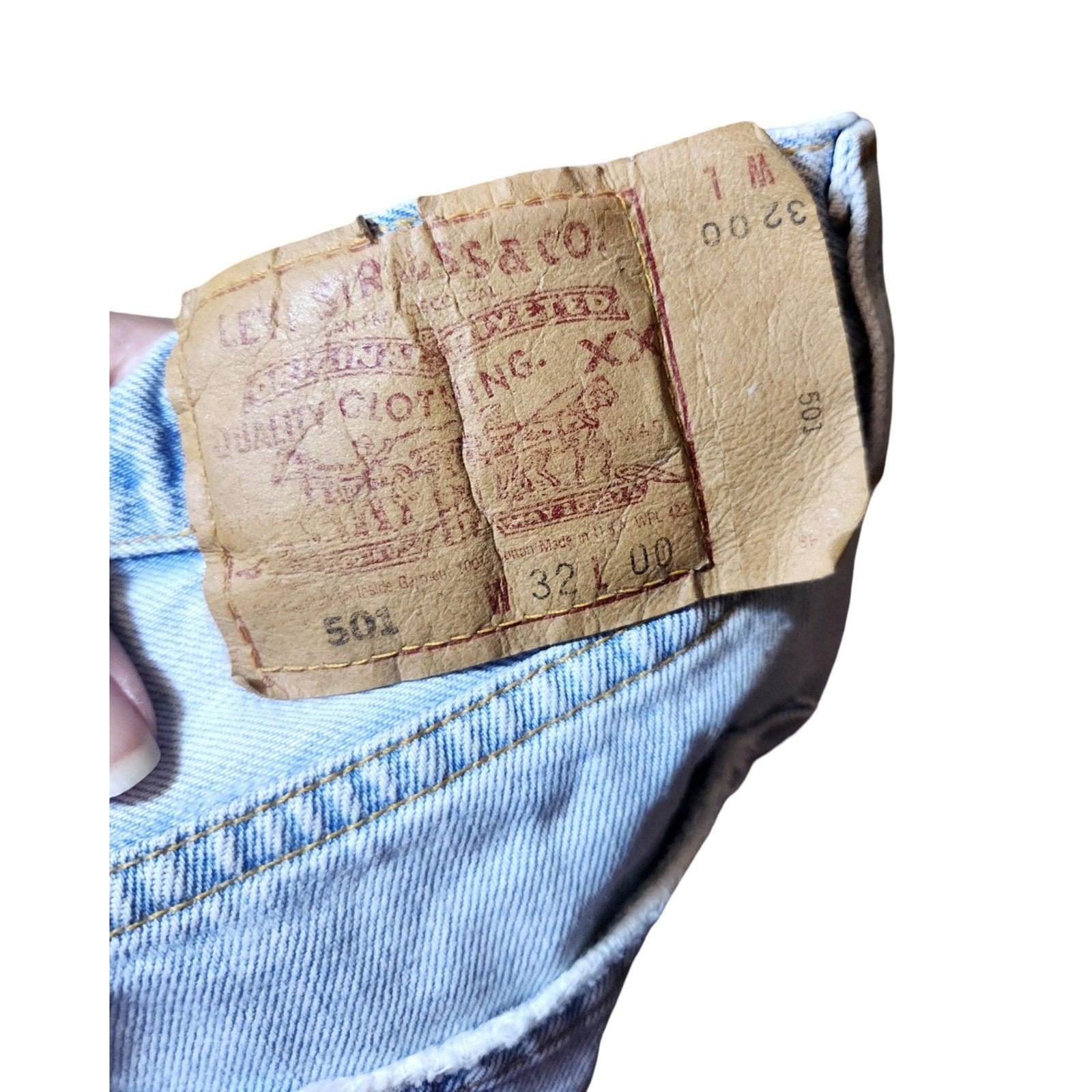 Rare Vintage Levi’s 501 Cut Off Shorts Made in USA W32 L00