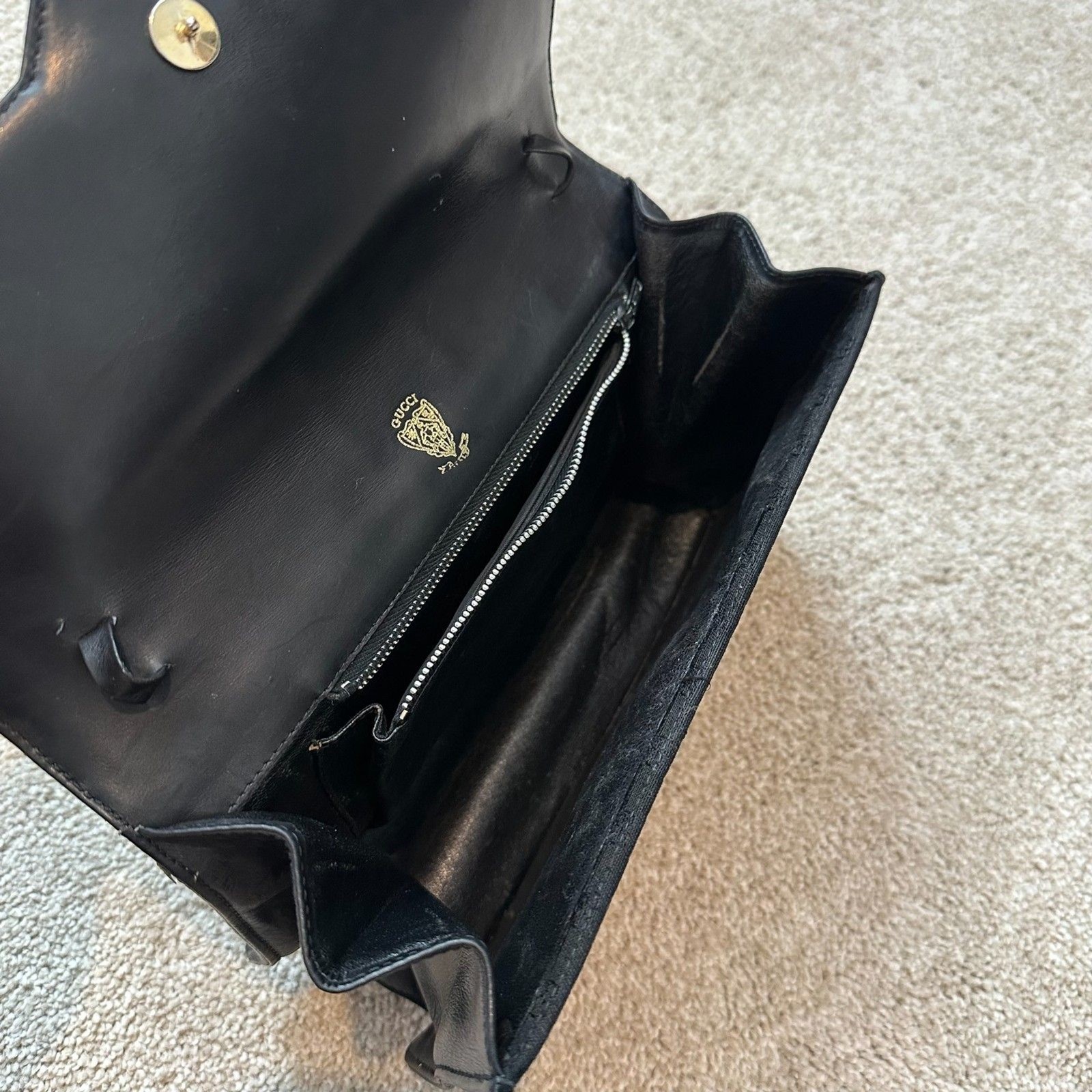 Vintage Gucci GG Monogram Supreme Ophidia Clutch – See Details