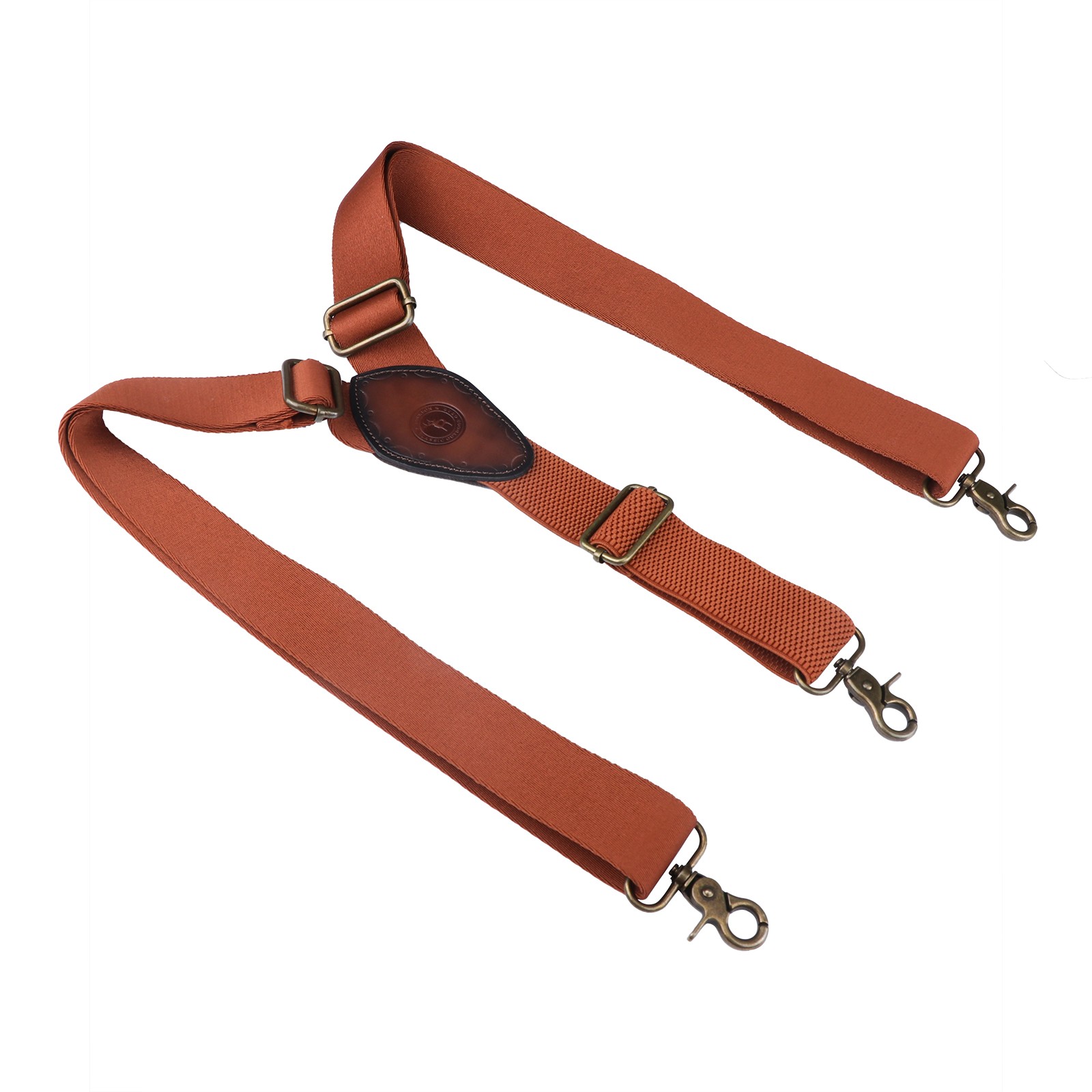TOURBON Retro Men’s Suspenders Y Back Y-Shaped Hooks Pants Braces Bestman Gift