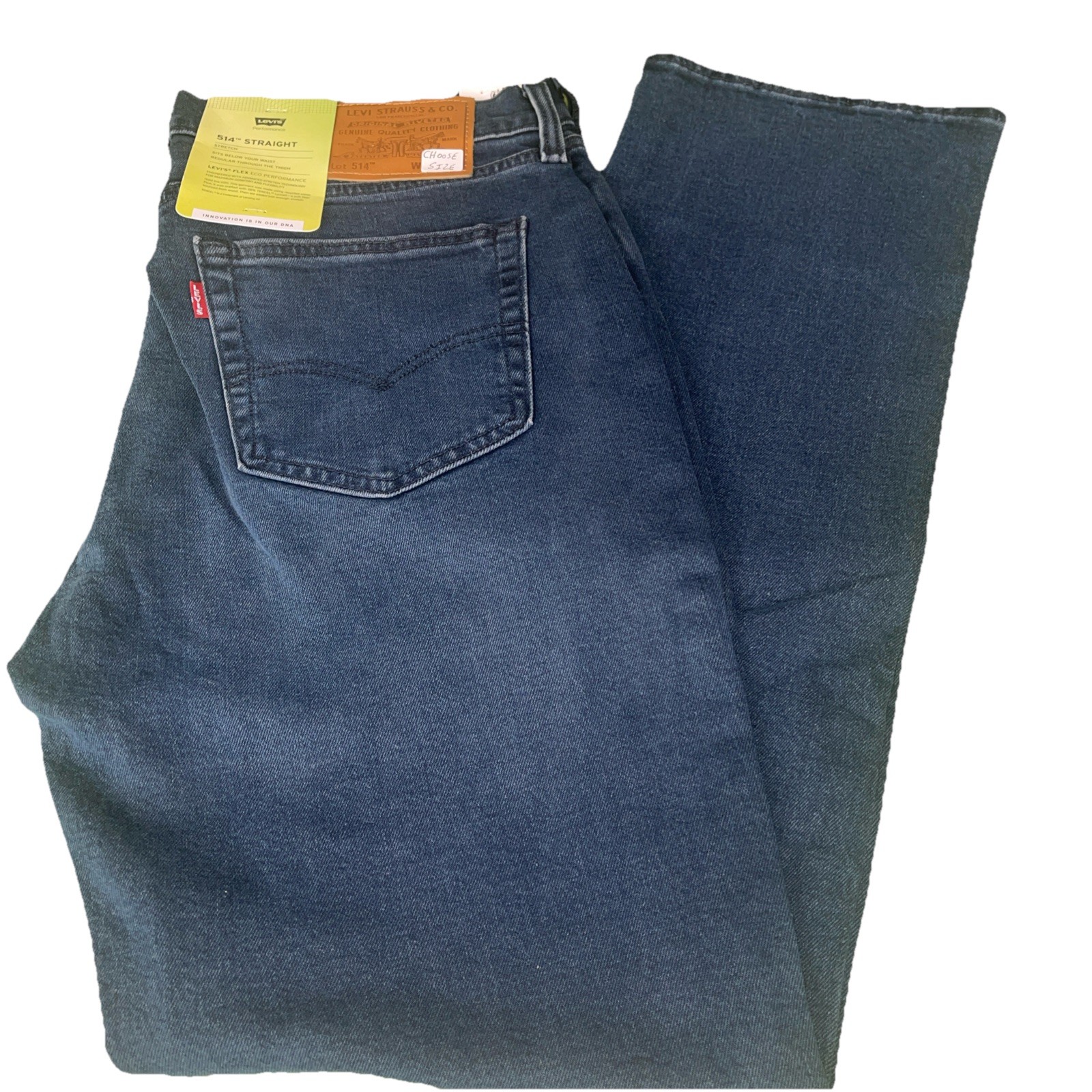 Levi Premium 514 Straight Fit Blue,Assorted Sizes Choose 33X30,34X32,34X34,36X34