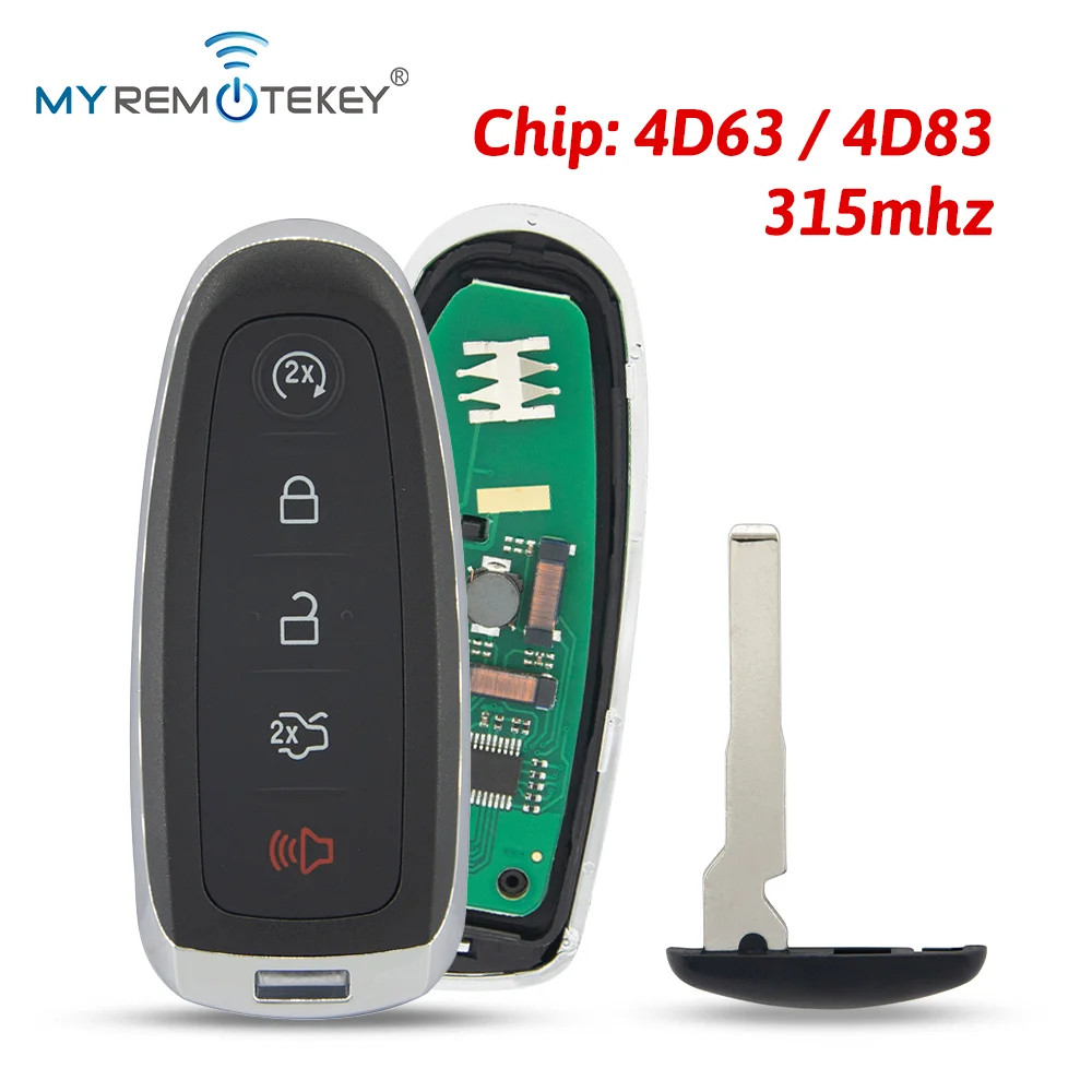 Smart key 315/434mhz ID46-PCF7953 4D63/4D83 chip for Ford Edge Explorer Flex