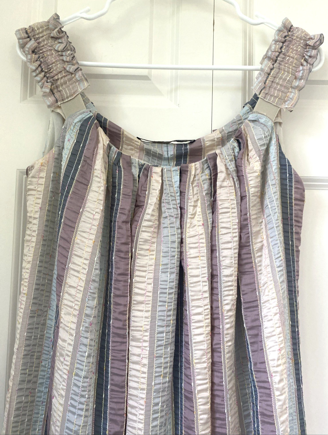 MAURIZIO PECORARO Silk Dress IT 40 US 6 Made Italy