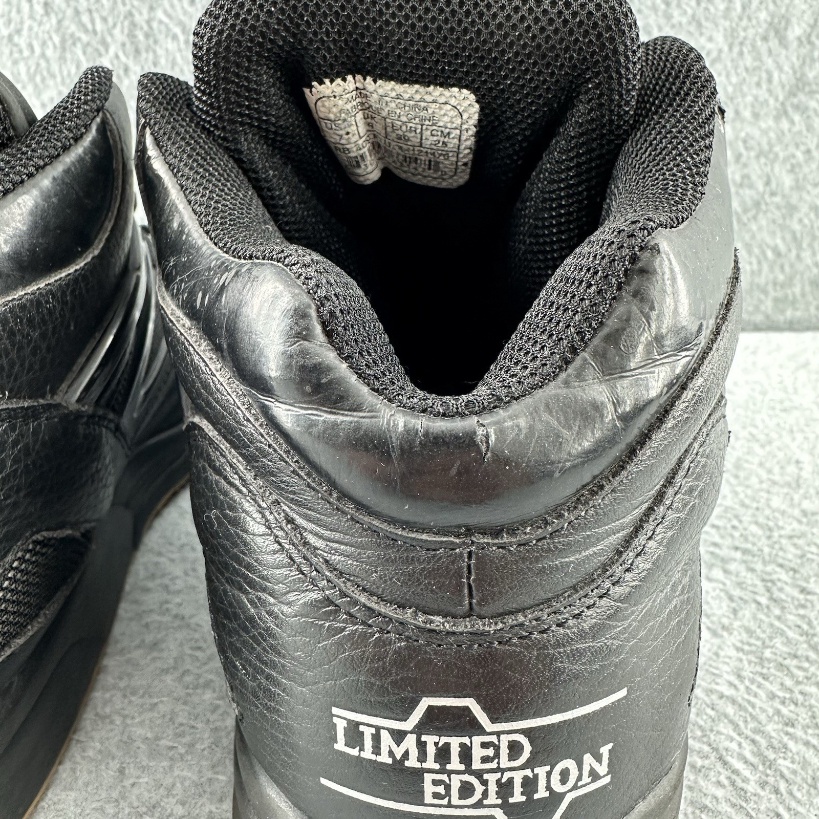 Reebok x Juun.J Pump Omni Zone II Shoes Black Gum Sneakers Mens Size 7