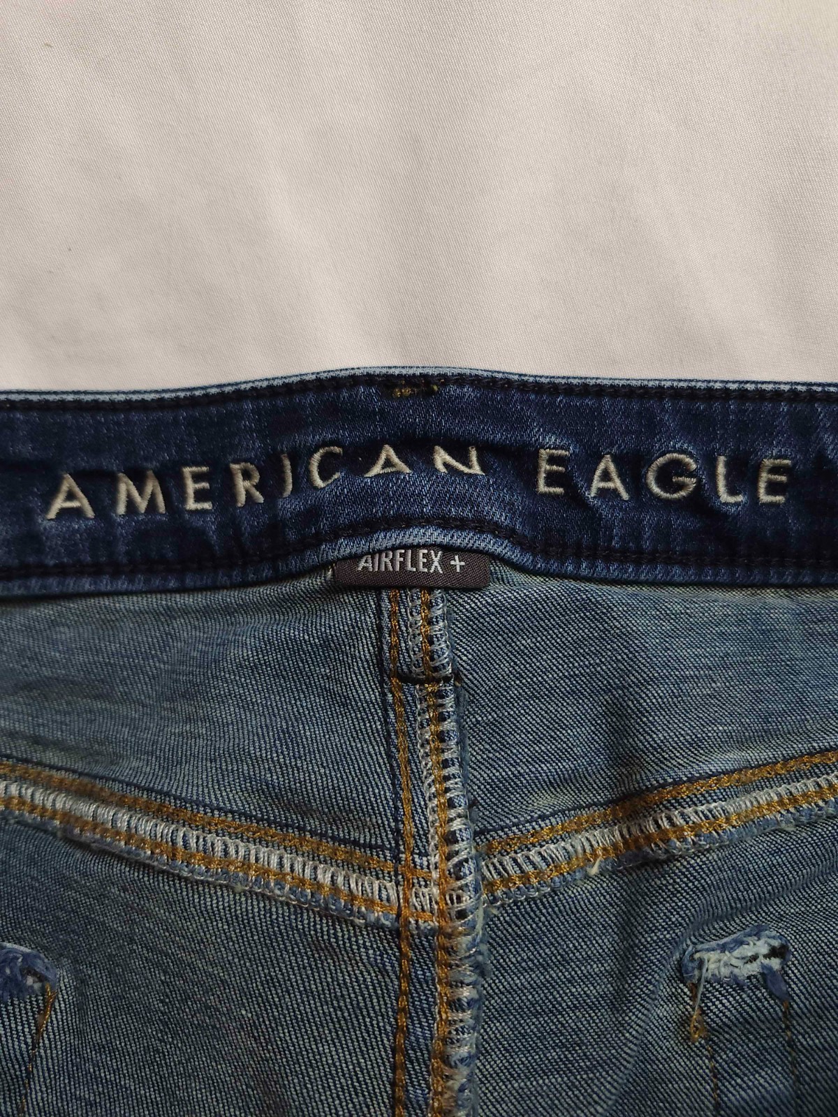 American Eagle Airflex+ Bootcut Jeans Mens Size 40X34 Blue Denim Dark Wash