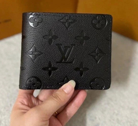 Louis Vuitton Multiple Monogram Slender Canvas Black Men’s Wallet Free Shipping