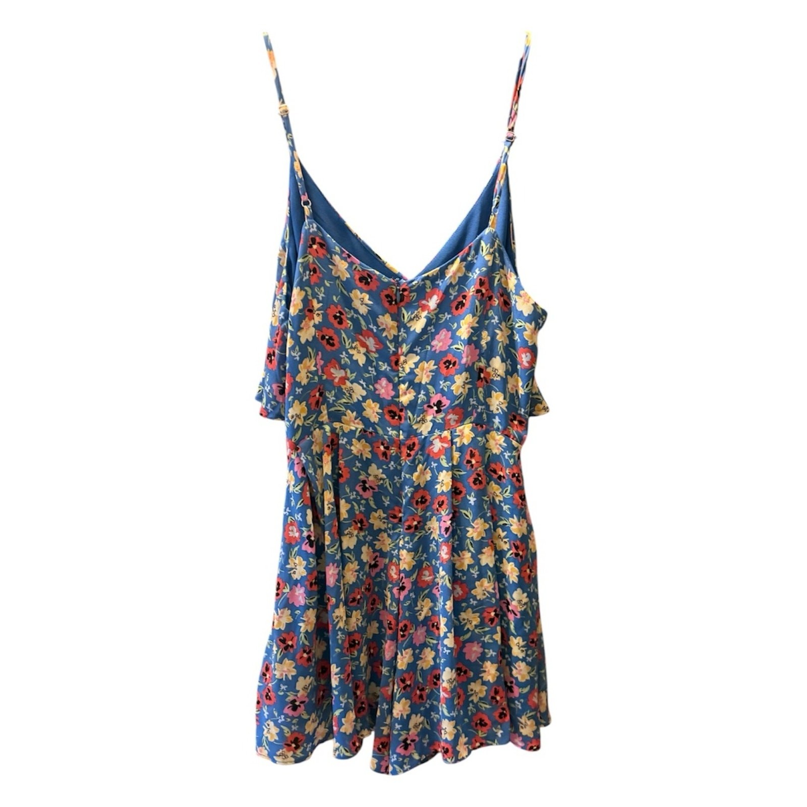 Sugar+Lips Floral Ruffles Mini Dress sz M