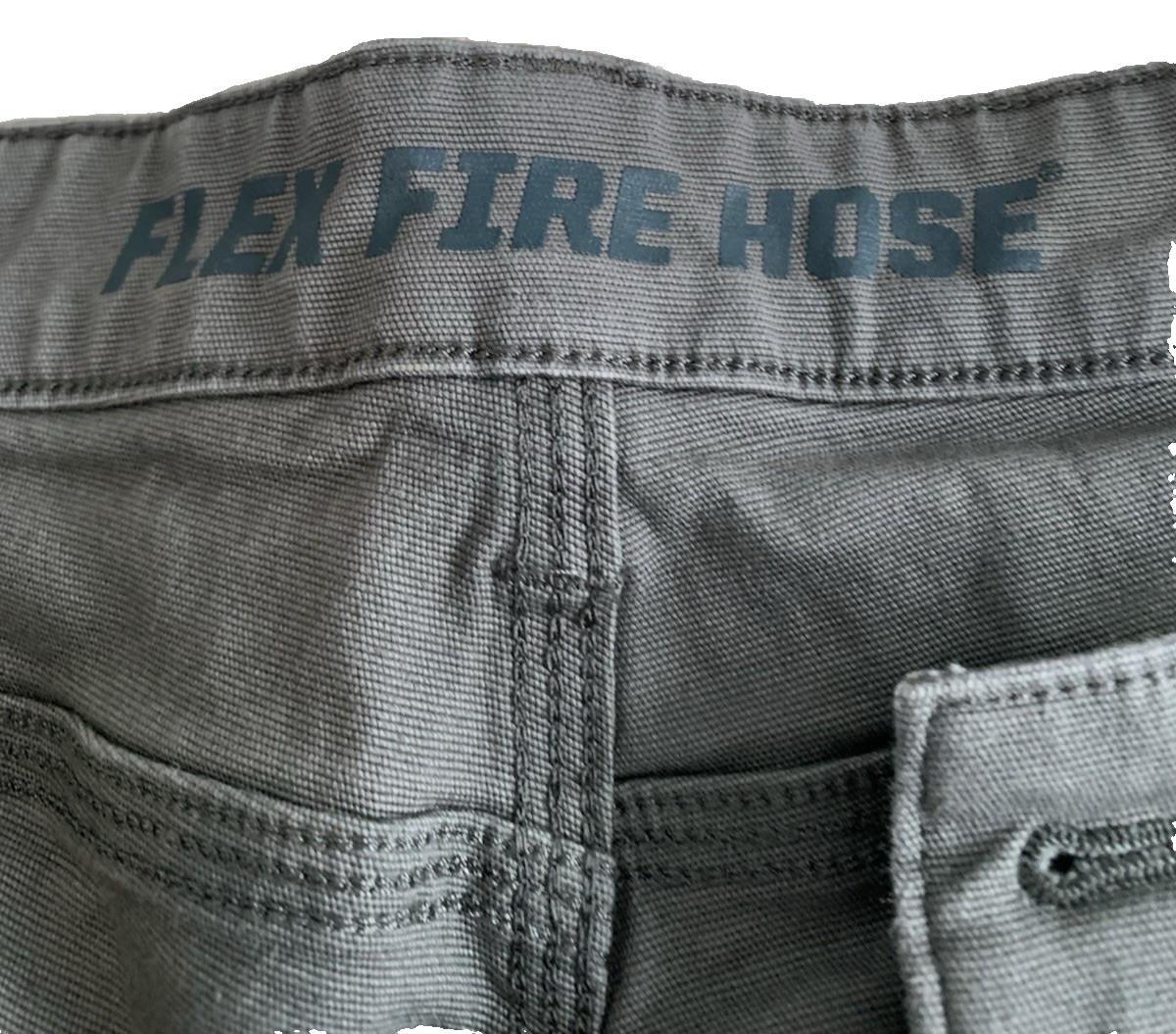 Duluth Trading Fire Hose Ultimate Cargo Work Mens Pants 48×32 Gray Relaxed