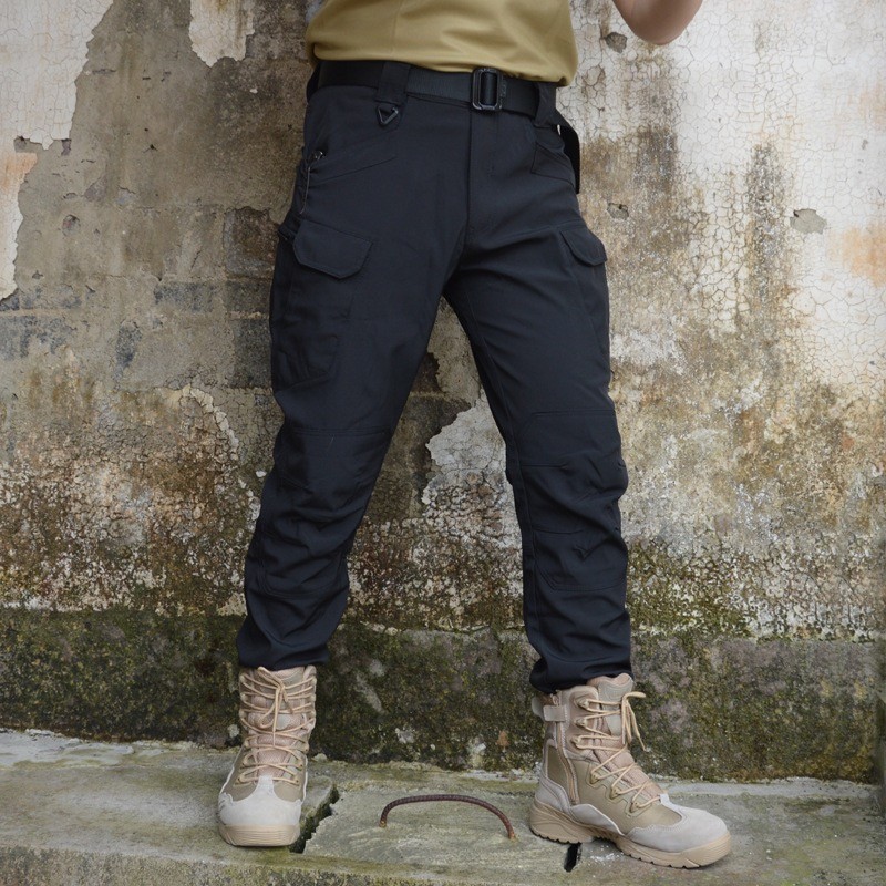 Mens Cargo Pants Work Combat Pants Outdoor Hiking Waterproof Trousers Tactical
