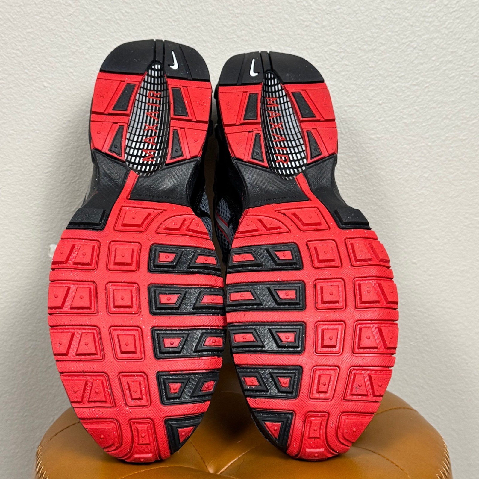 Nike Air Torch 4 Running Shoes Gray Red Black