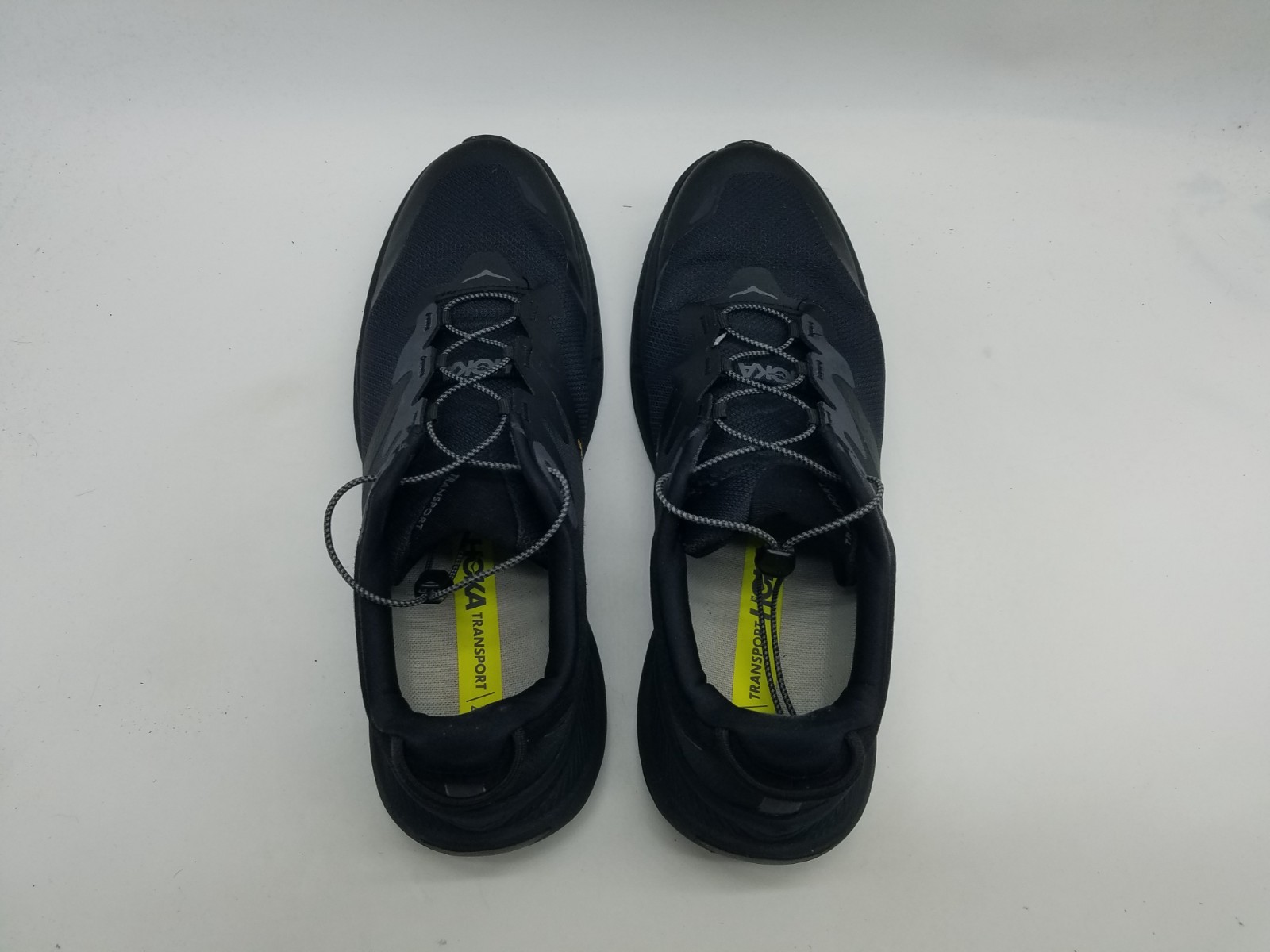 Hoka One One Transport Men’s Size 11.5 D (Medium) Vibram Running Shoes Black