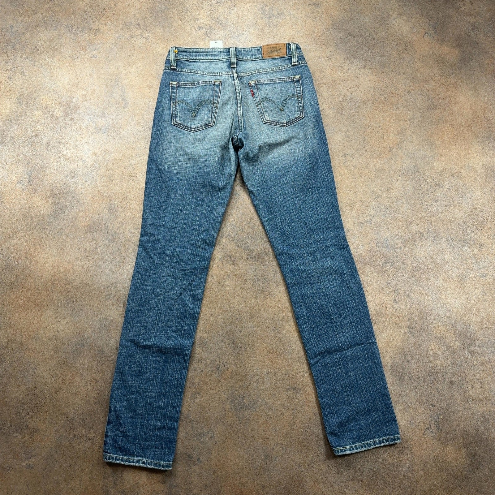 LEVI’S 508 Jeans Womens (28 Inch Waist) (31 Inch Leg) Slim Fit Blue Denim