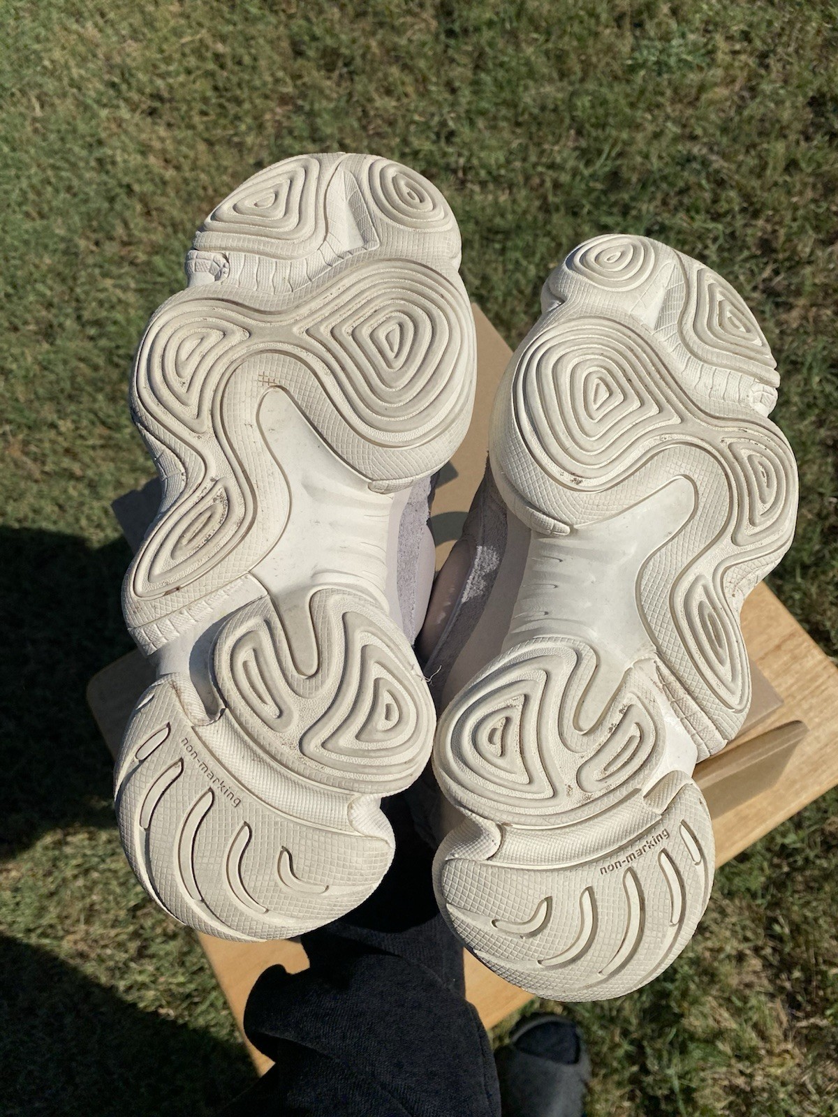 Size 7.5 – adidas Yeezy 500 High Mist Stone