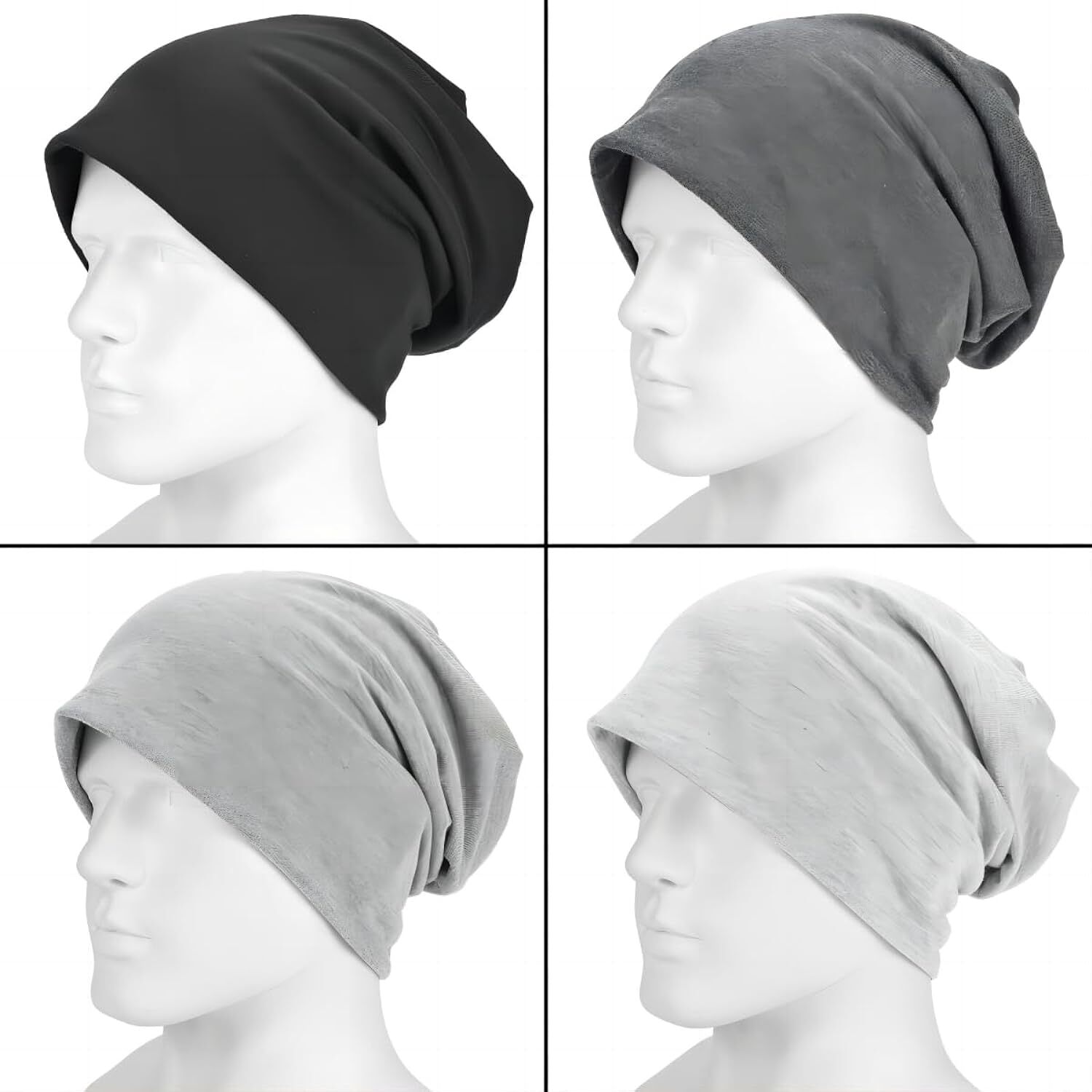 Men’s Winter Casual Beanie Cap Cotton Blended Warm Hat Hat Slouch Women Cap Hat