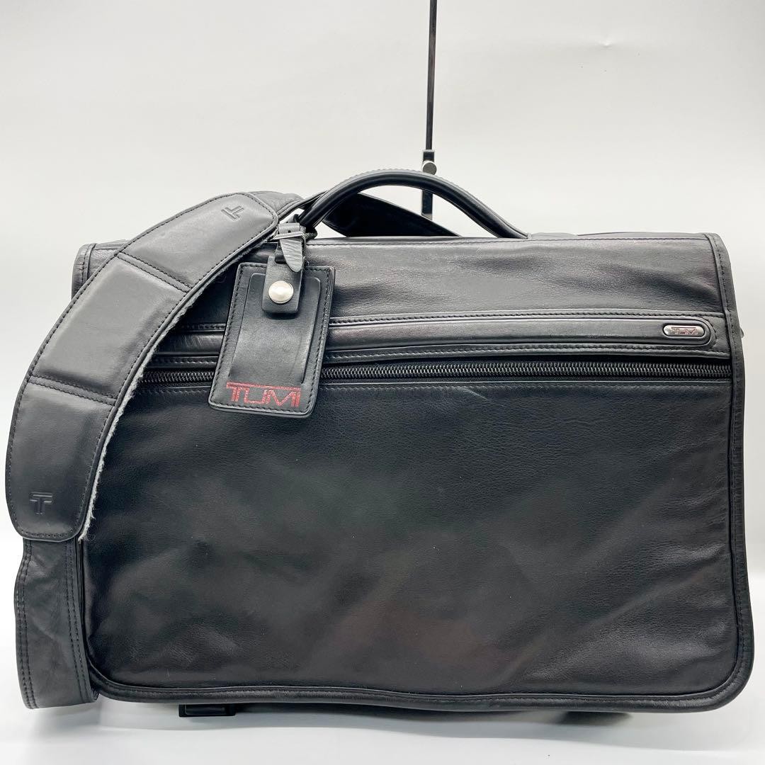 Tumi 96171D4 Leather 2 Way Business Bag Large Black A4 Authentic From JAPAN
