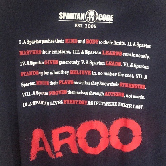 Spartan Race Sport-Tek Shirt XL Navy Blue Performance Long Sleeve Tee New