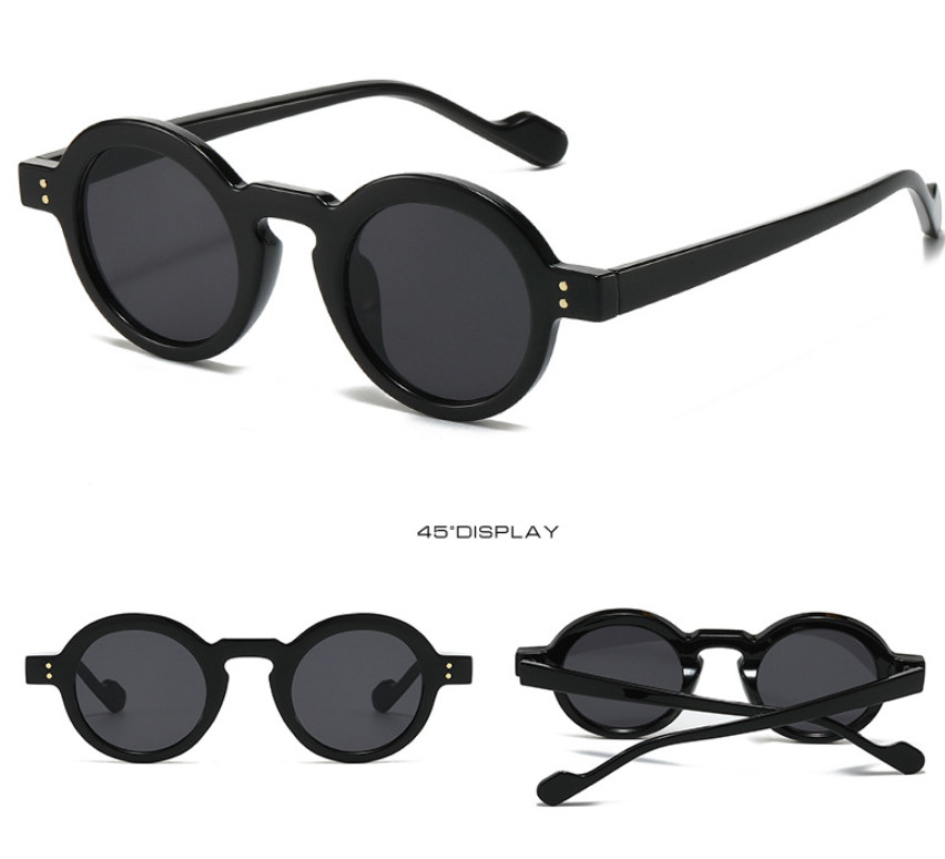 Classic Small Frame Round Sunglasses For Men Women Retro Outdoor Shade Glasses