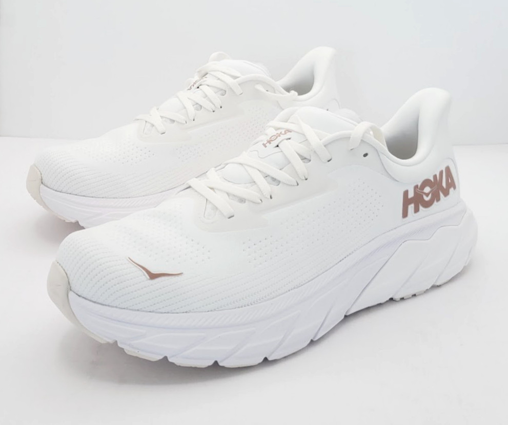 Hoka Womens (Size 9 WIDE Width/D) Arahi 7 Stability Running Walking Shoes White