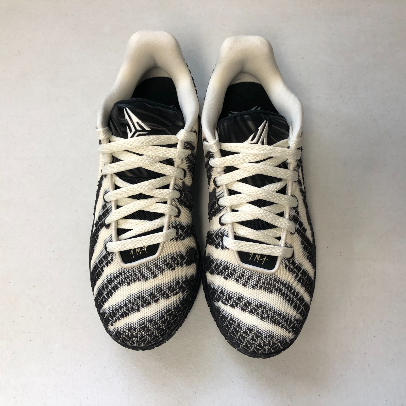 Nike By You Ja 3 Black Off White IO7565-900 Size 6M / 7.5W
