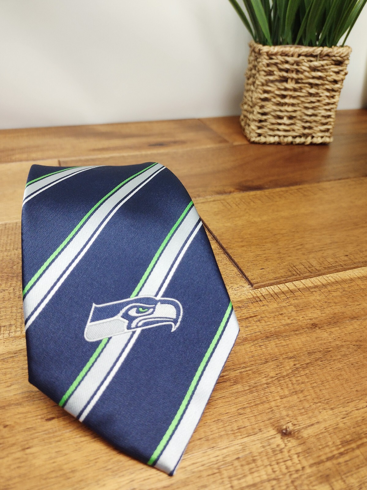 NFL Seattle Seahawks Woven Necktie – Men’s Necktie – Tie