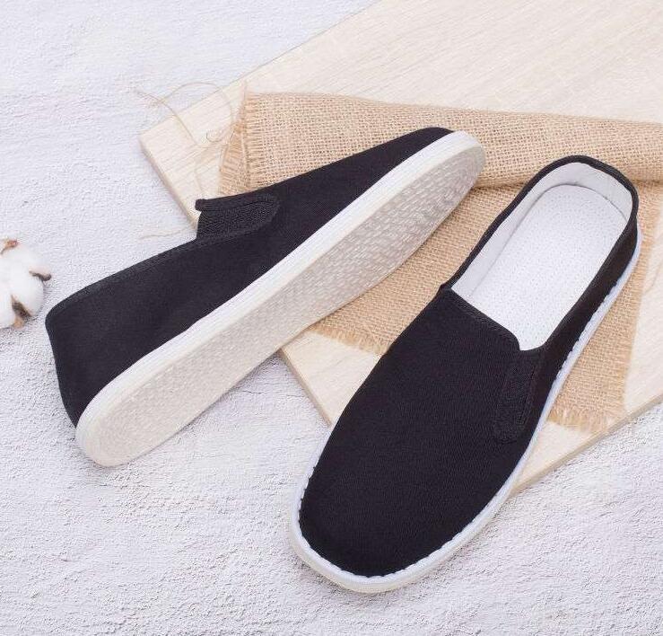 New Men’s Chinese Kung Fu Shoes Martial Art Cotton Sole Tai chi Slipper Casual