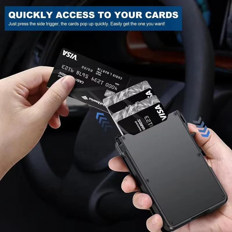 Slim Carbon Fiber Card Holder Wallet