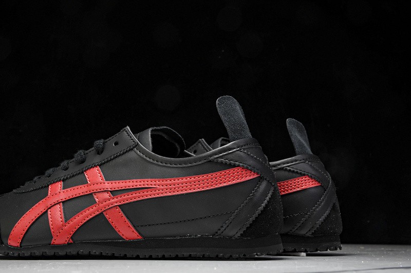 Onits*ka Tiger Mexico 66 Black Classic Red 1183C102-004 Unisex Size 4-11