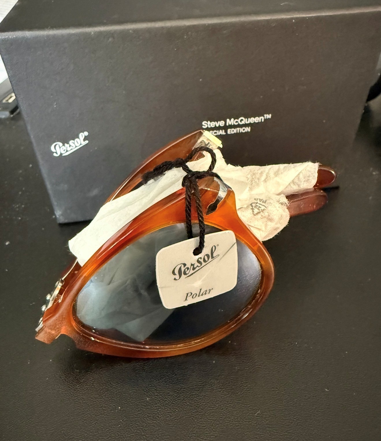 Persol Steve McQueen 714sm Limited Edition – Light Havana Crystal Blue