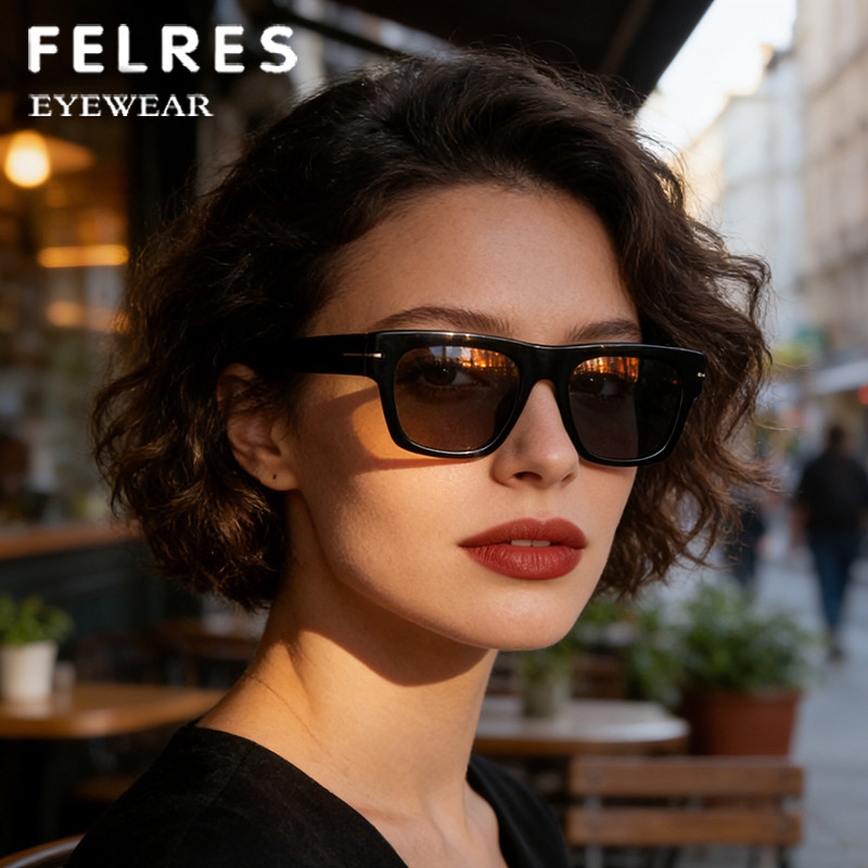 Square Tinted Blue Reading Glasses Men Women Fashion Shade Eyeglasses Sunglasses