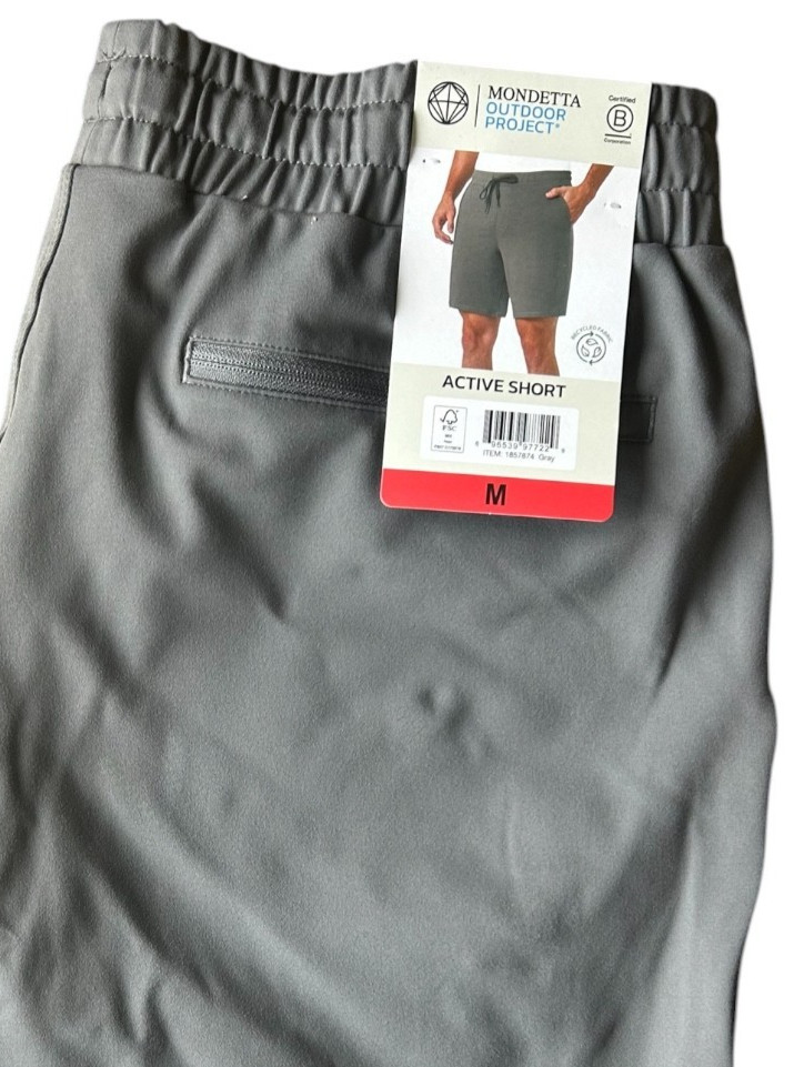 Mondetta Men’s Active Short Gray Size M