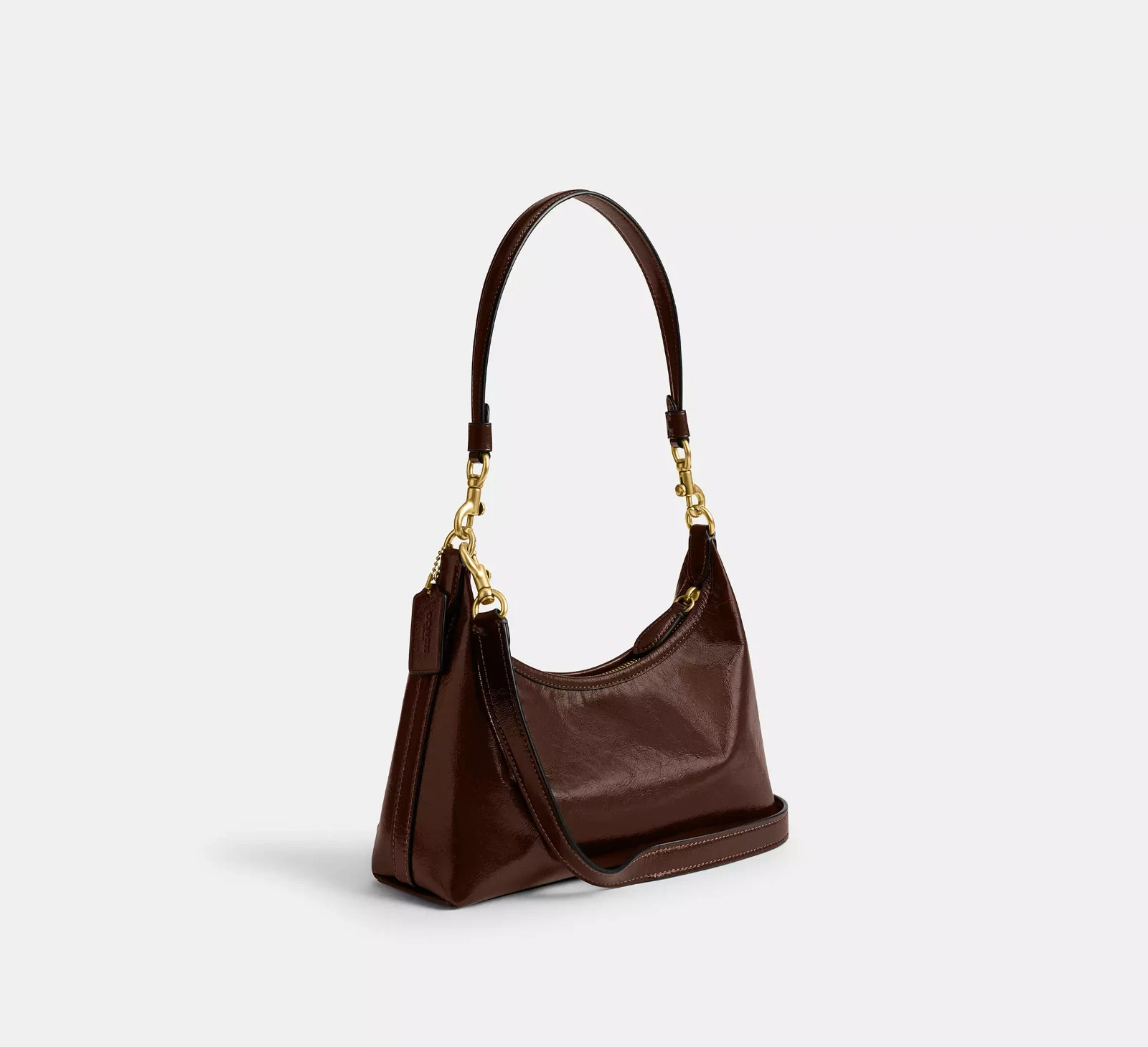 ❤️ Coach Juliet 25 Shoulder Patent Leather/Brass/Maple bag