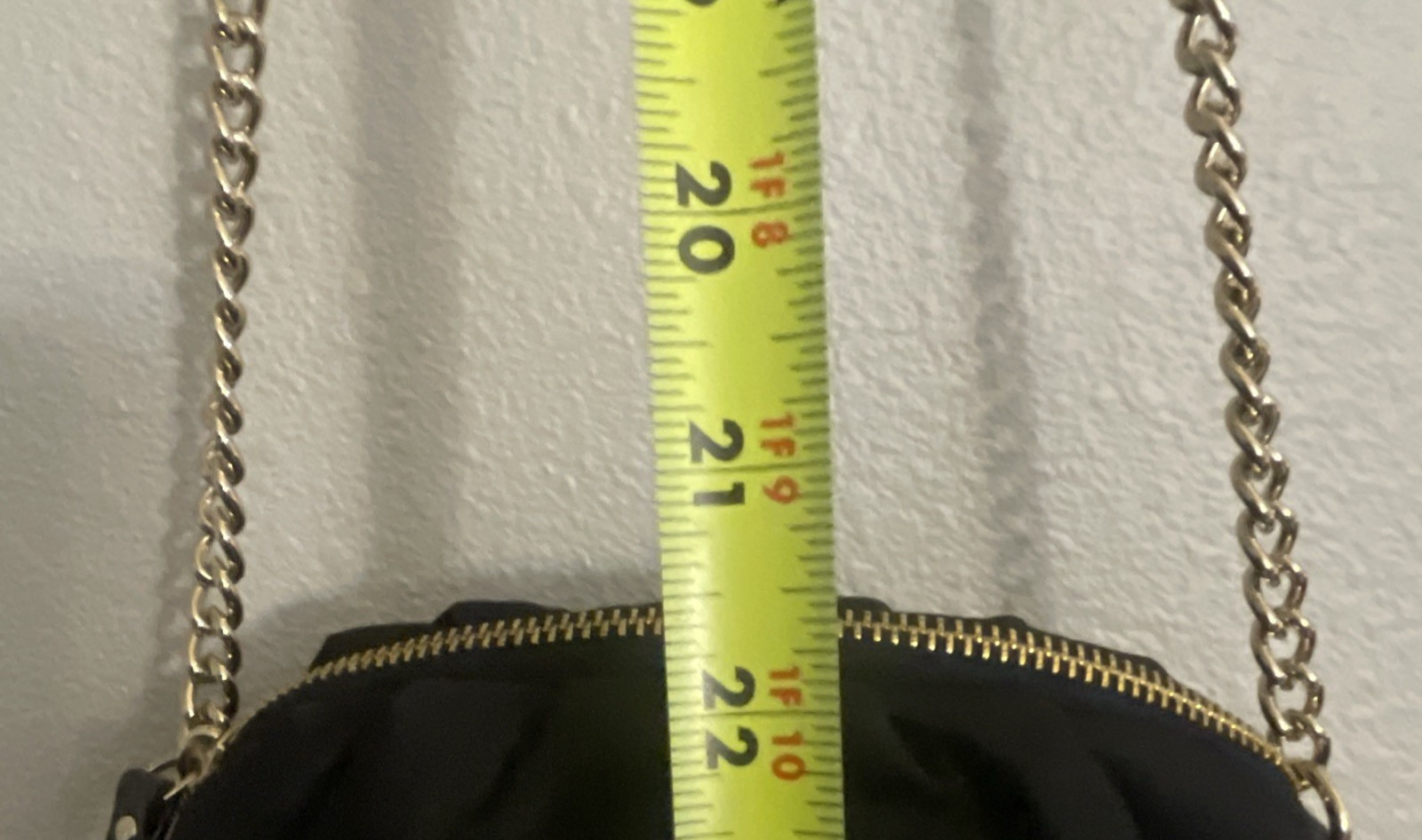 Kate Spade Greta Black Nylon Crossbody Chain Strap Purse Bag