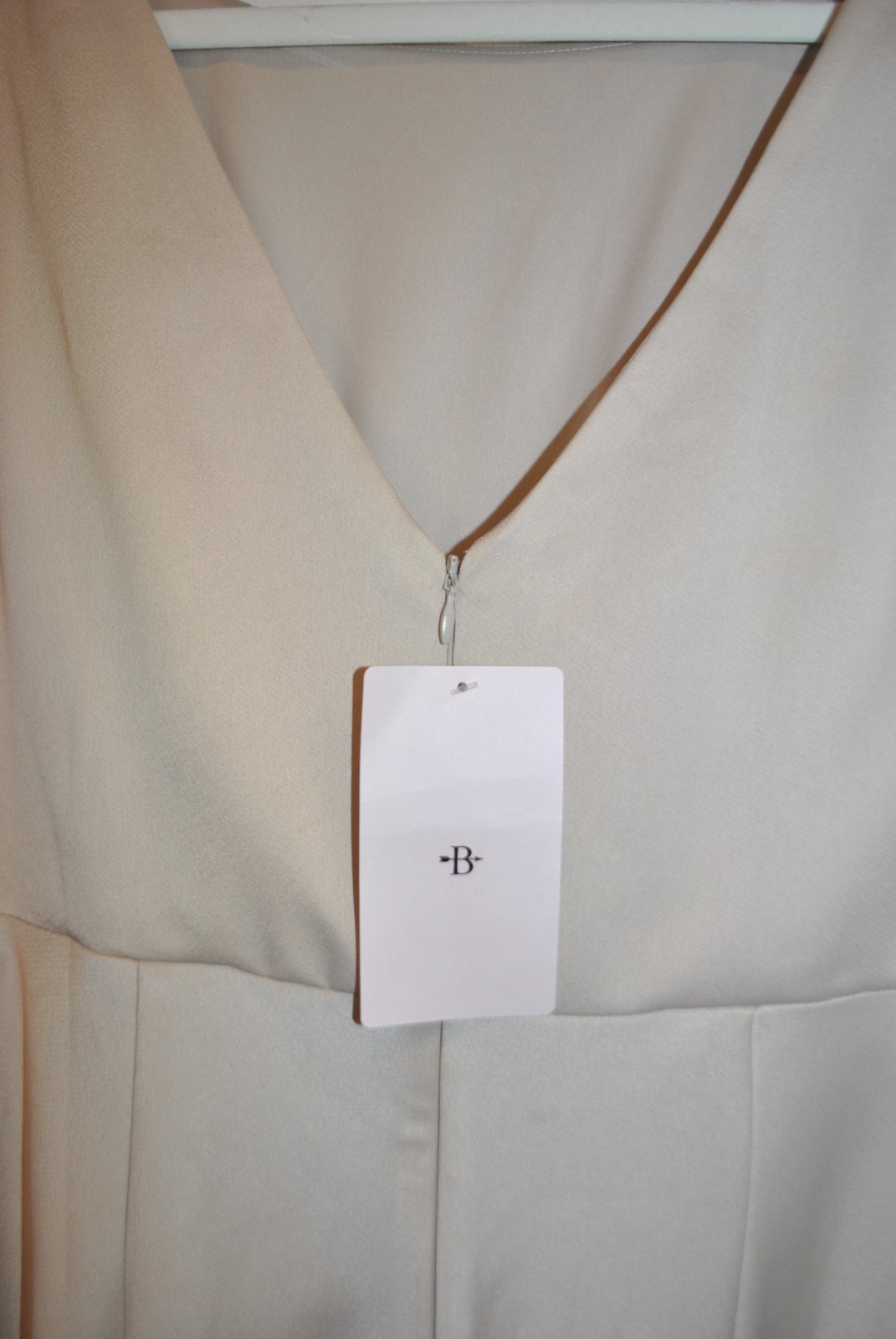Anthropologie BHLDN Beckett satin Charmeuse Luxe Champagne Dress size 16W NWT