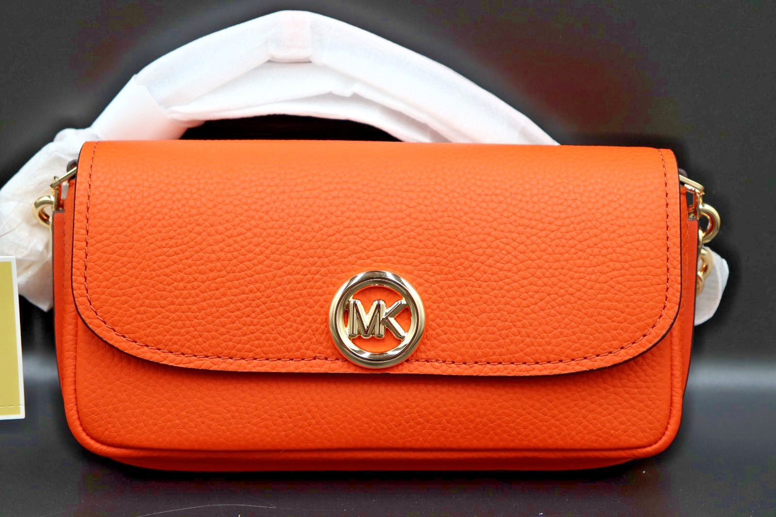 Michael Kors Nolita Small Flap Chain Crossbody Bag – Mimosa Color – NWT