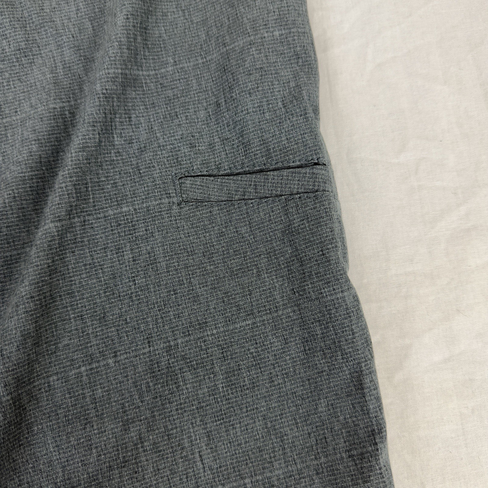 7 Diamonds Performance Shorts Men’s 38 Gray Nylon Elastane