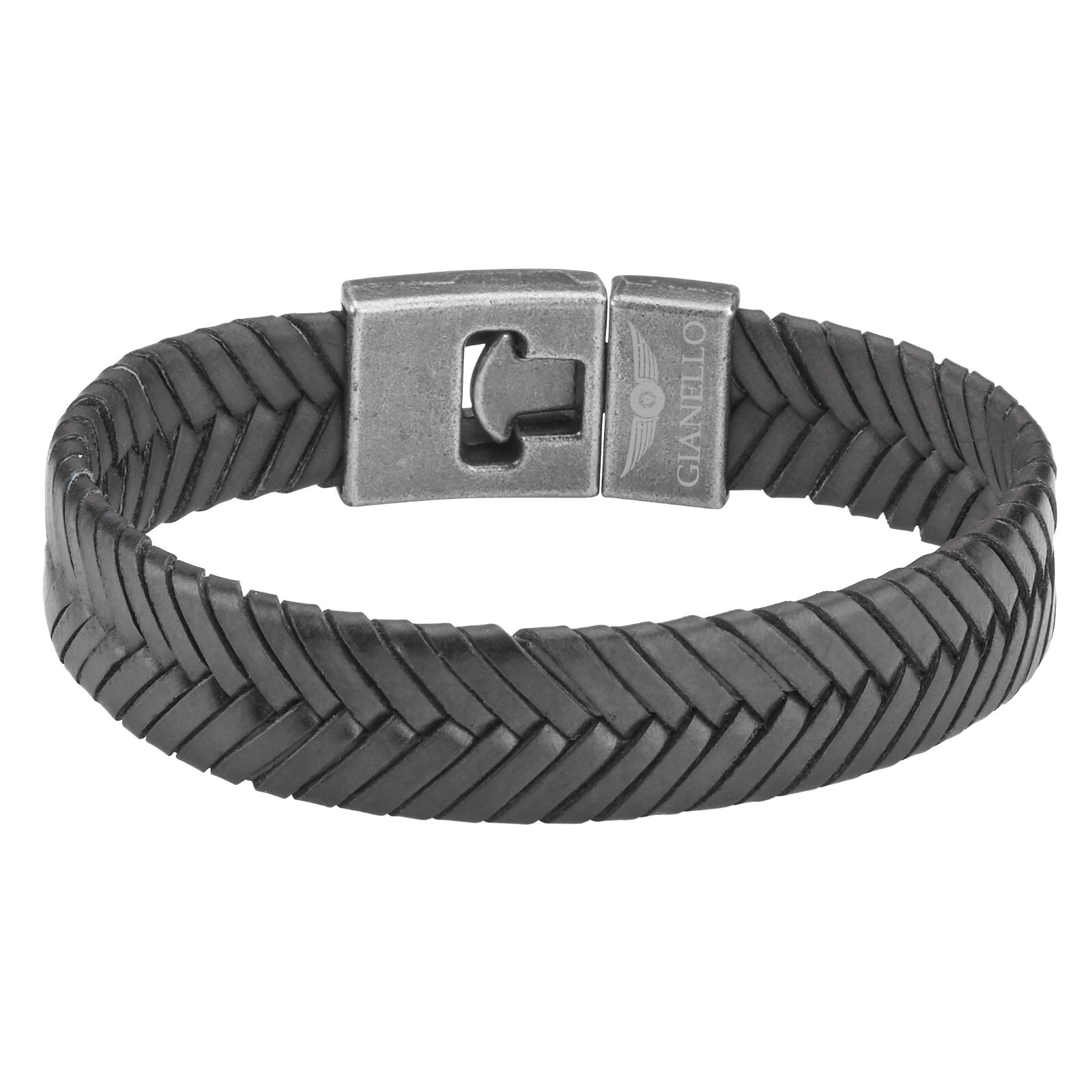 Gianello Handmade Men’s Rope Twist Bracelet (Large-8.5 inch)