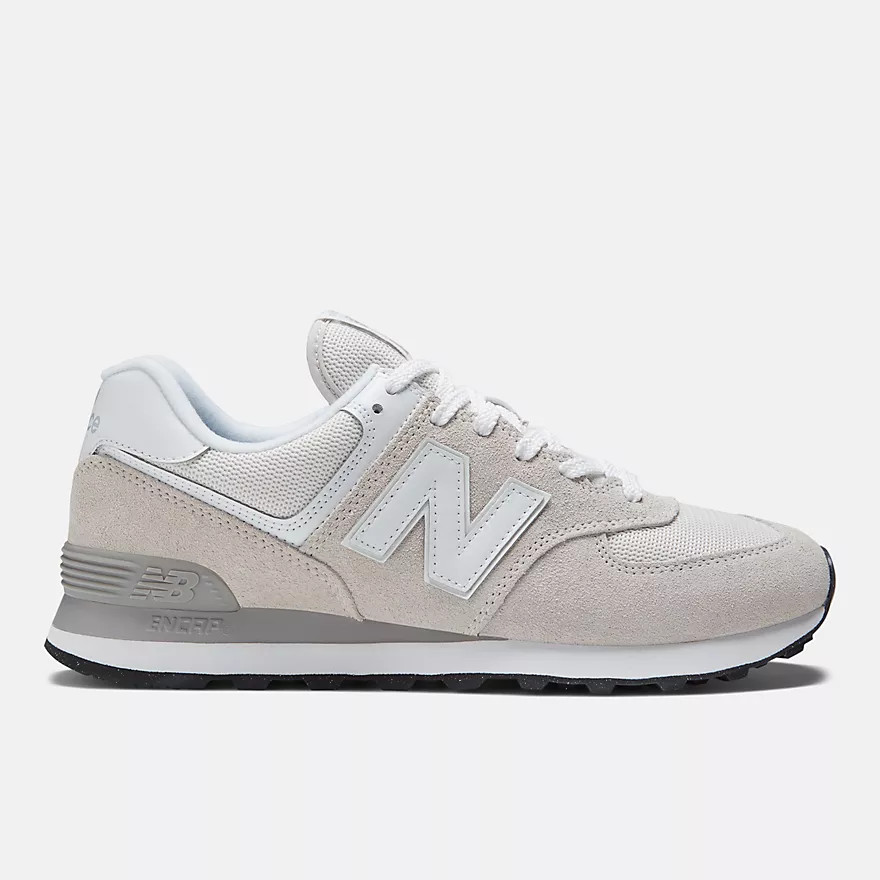 New Balance Men’s 574 Core Wide Sneaker ML574EVW Grey White