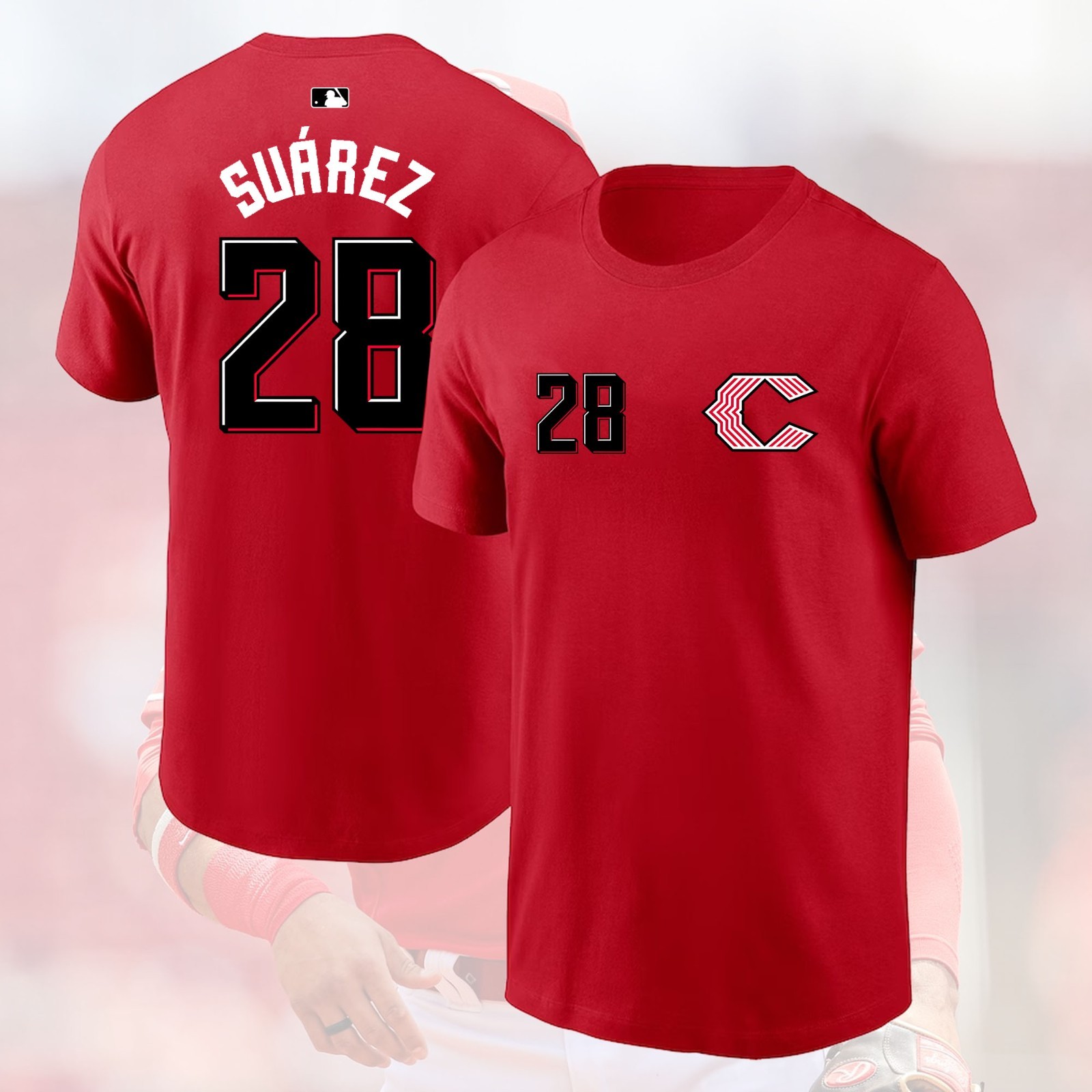 SALE HOT! Eugenio Suárez #28 Cincinnati Reds 2026 Name & Number Gift For Fans
