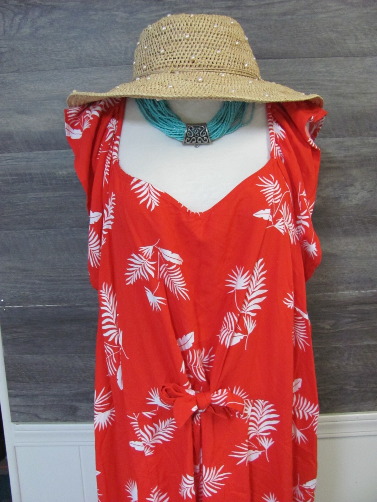 ST JOHNS BAY PLUS SIZE LADIES JUMPSUIT SIZE 2X NEW WITH TAGS PIT TO PIT 24 IN RA