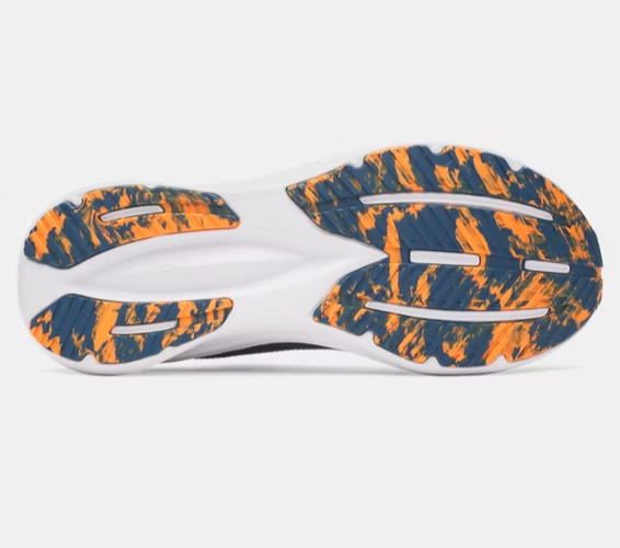 UA Charged+ Assert 11 Shoes Mens Wham Blue Solar Orange 6006723 498
