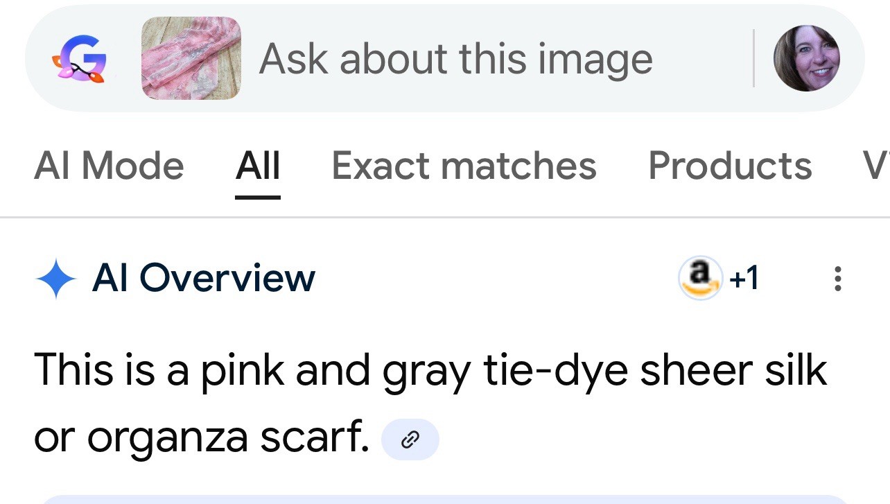 Scarf Organza Pink Gray White Long 16 X 56”