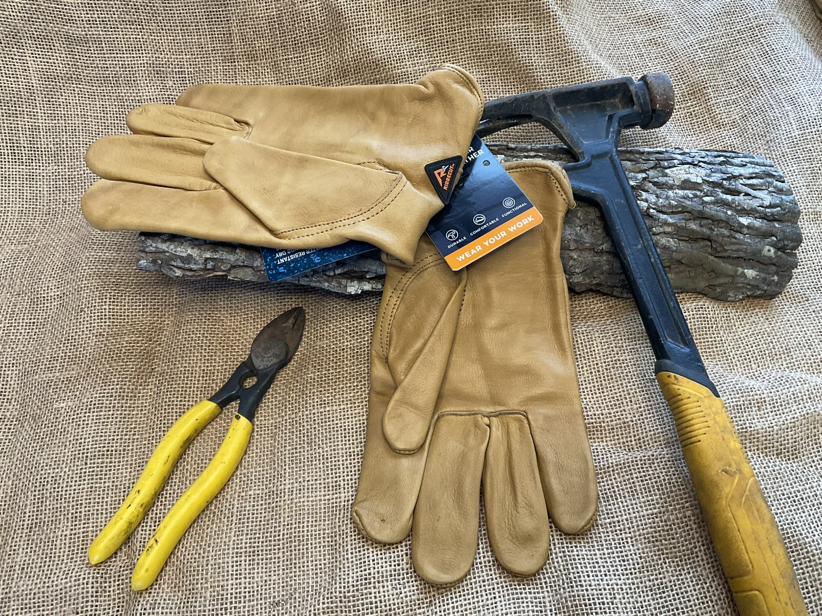NEW💫Ridgecut RC86005-XL Water Resistant Leather Driver Gloves,FAST SHIPPING⚡️