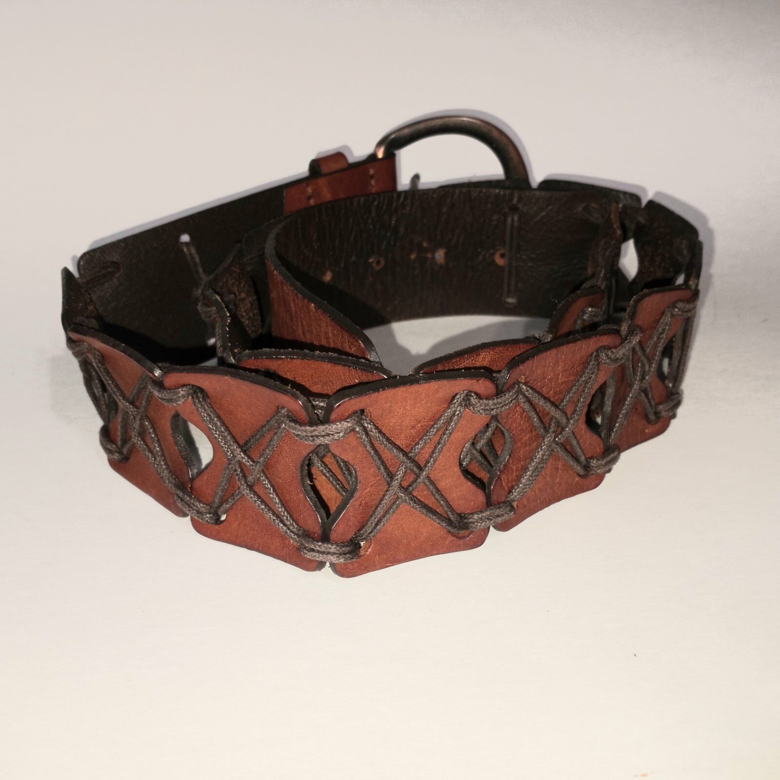 LEVIS XL Leather Belt “X” Design Length 46.5 inchs not including Buckle Levis