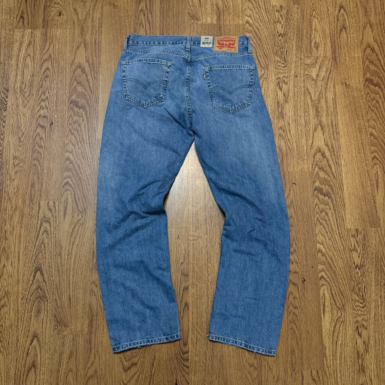 Levi’s 505 Regular Fit Jeans, Blue Wash, Men’s Size 33×30