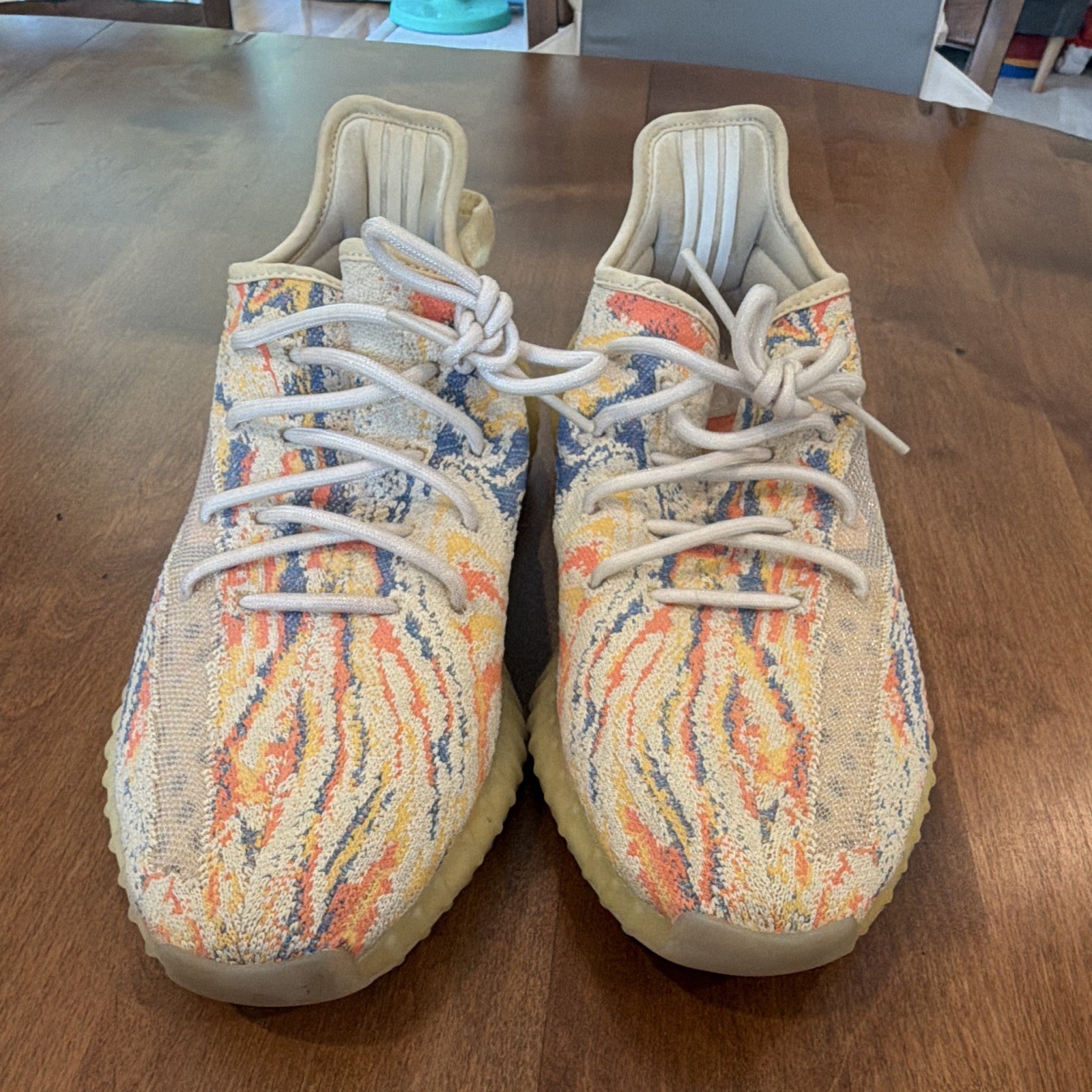 adidas Yeezy Boost 350 V2 MX Oat Men’s Low Top Lace-Up Sneakers Beige